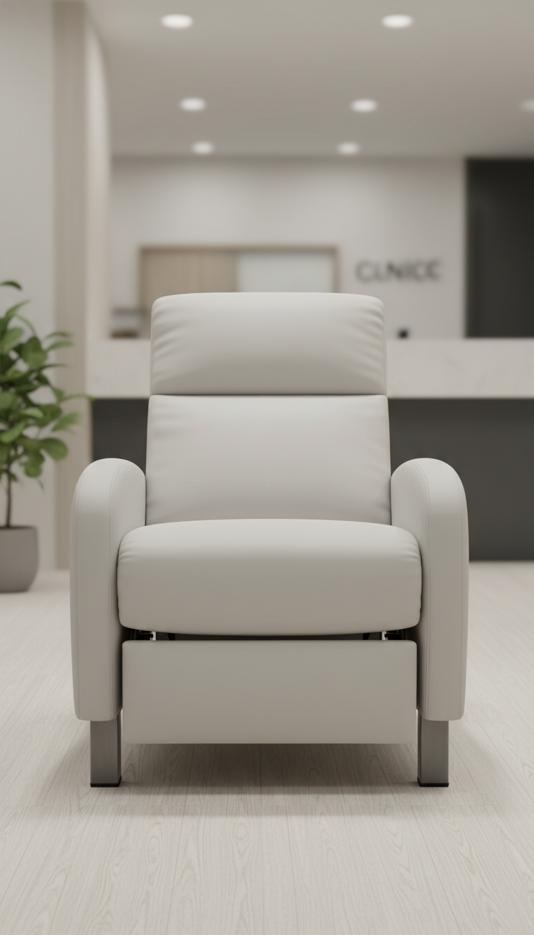 Ivory Mist Memory Foam Lounge Chair