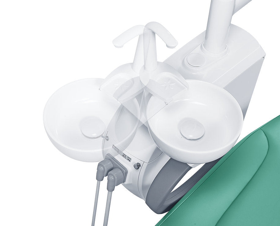 ODS LUNA complete dental chair unit cuspidor