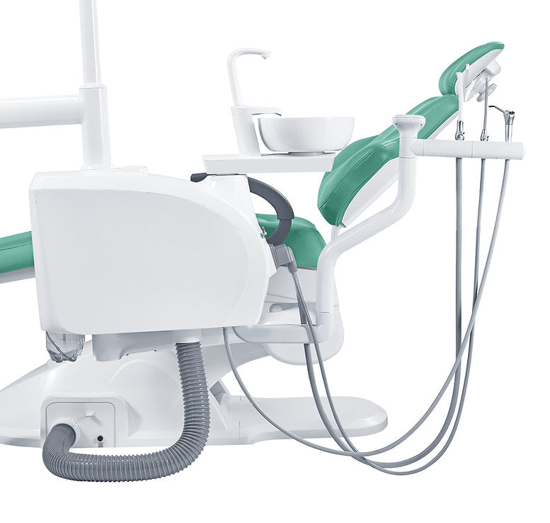 ODS LUNA complete dental chair unit sidebox view