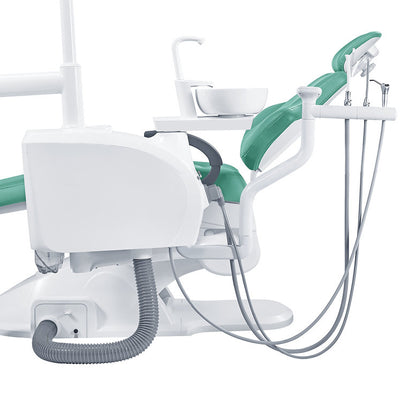 ODS LUNA complete dental chair unit sidebox view